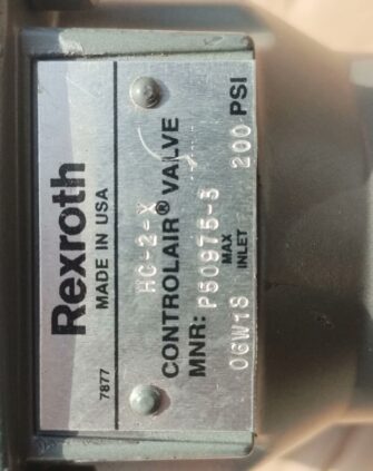 Rexroth HC-2-X Combination Pressure Regulating Valve