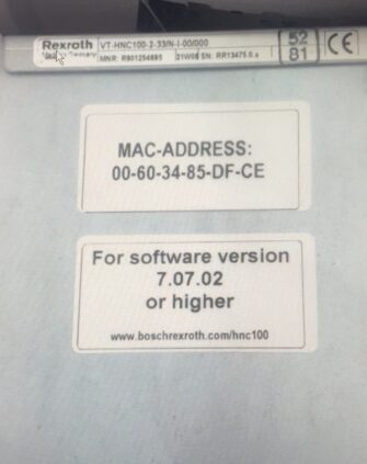 R901254695 VT-HNC100-2-3X/N-I-00/00