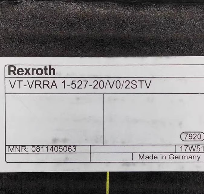 Rexroth Vacuum Tube Amplifier VT-VRRA 1-527-20/V0/2S 0811405063