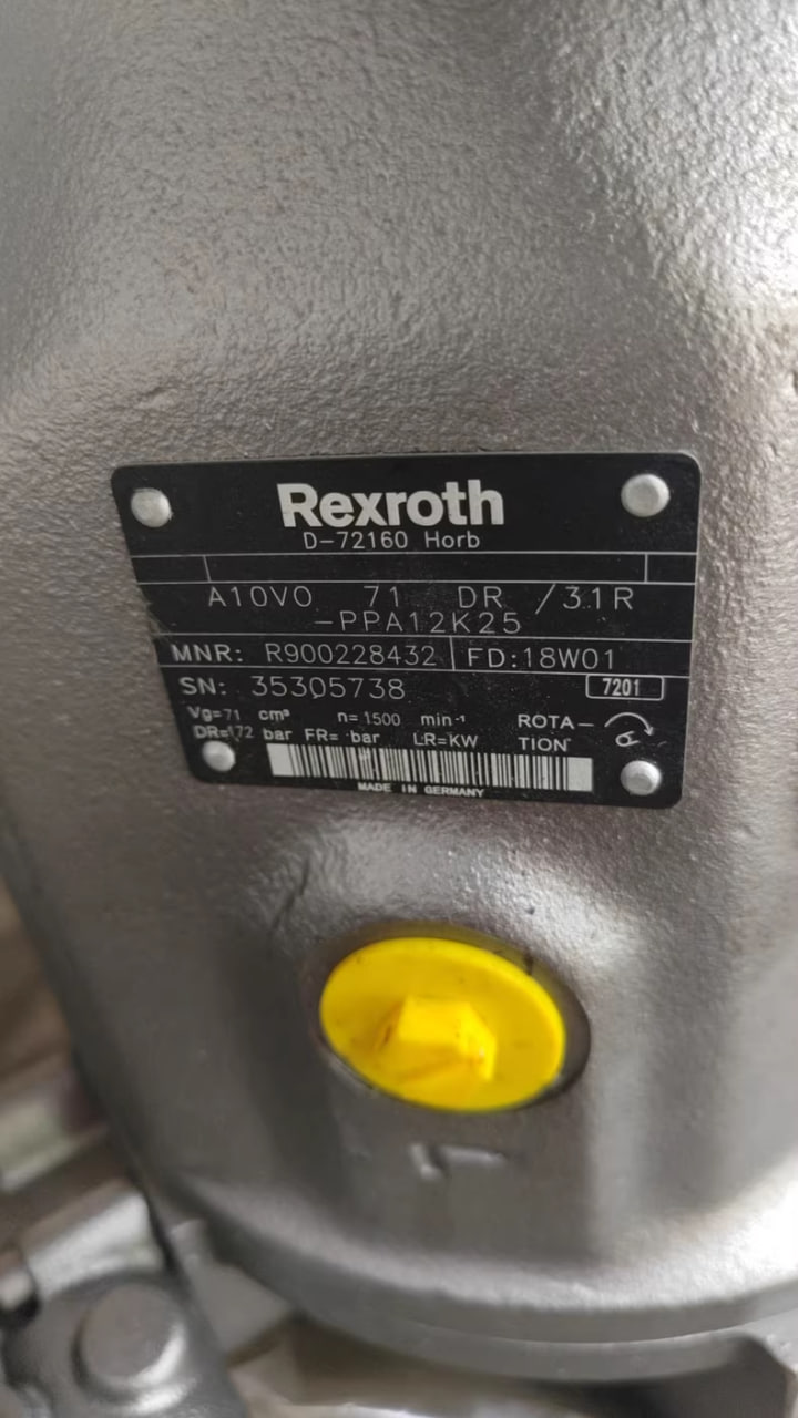 Rexroth A10VO71DR/31R-PPA12K25 Variable Piston Pump (R900228432)