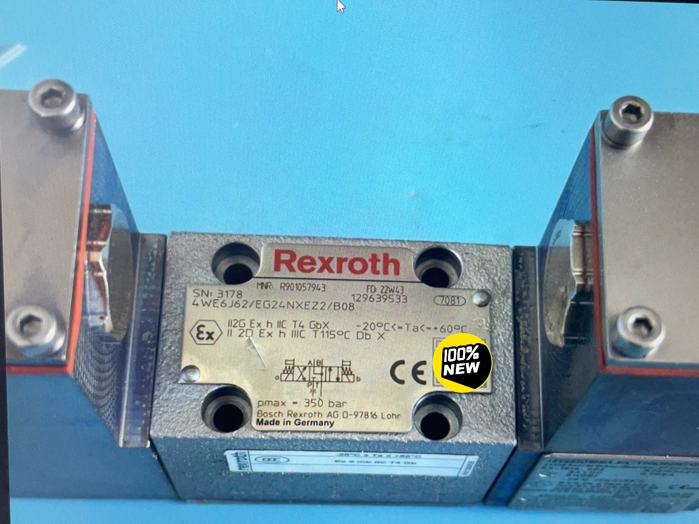 Rexroth Solenoid Directional Valve R901057943 / 4WE6J6XEG24N - Image 3