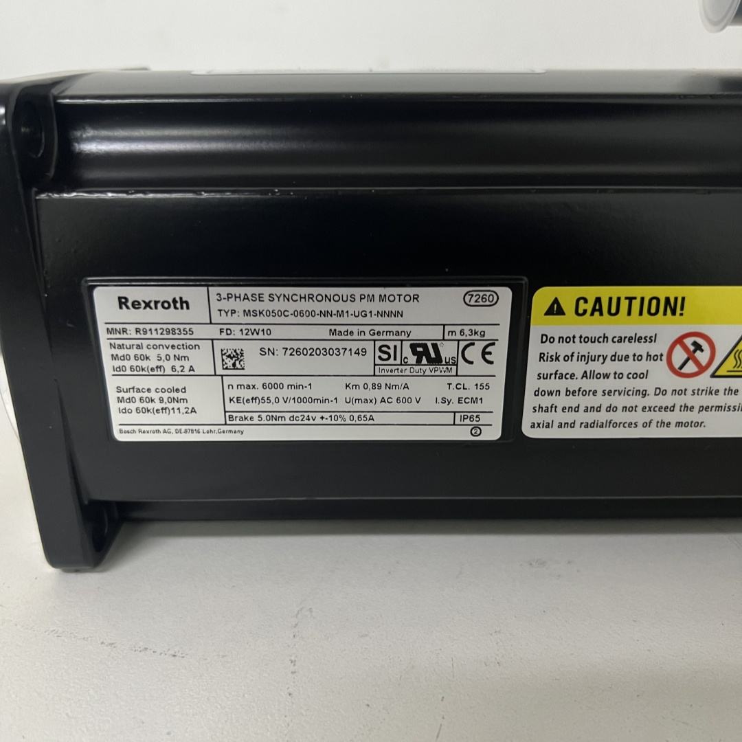 Bosch Rexroth Servo Motor R911298355