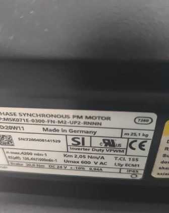 Rexroth MSK071E-0300-FN-M2-UP2-RNNN