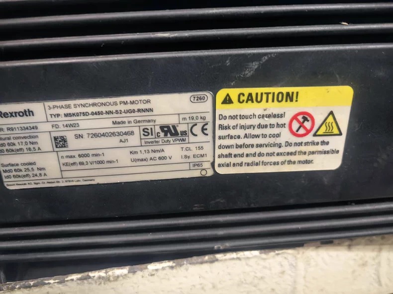 Rexroth MSK075D-0450-NN-S2-UG0-RNNN