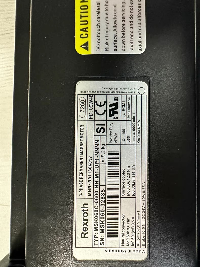 Rexroth MSK060C-0600-NN-M1-UP1-NNNN