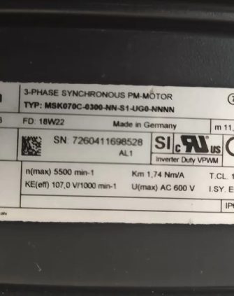 Rexroth MSK070C-0300-NN-S1-UG0-NNNN