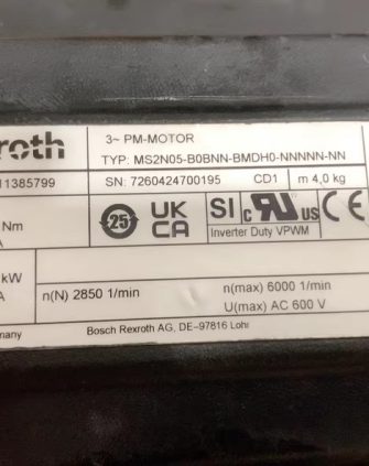 Rexroth MS2N05-B0BNN-BMDH0-NNNNN-NN