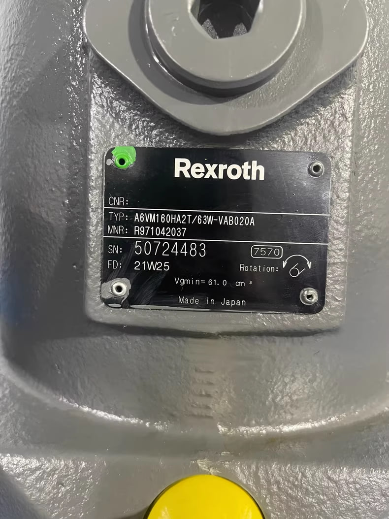 Rexroth Variable Axial Piston Pump R971042037 A6VM160HA2/63W-VAB020A