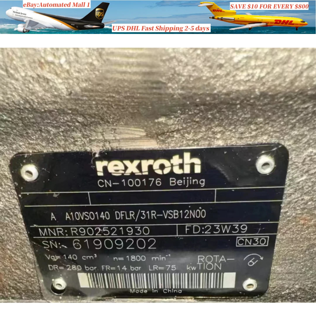 Rexroth Axial Piston Pump R902521930 A10VSO140DFLR/31R-VSB12N00