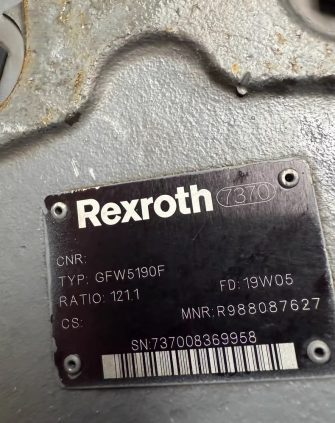 Rexroth Main Hoist Gear Reducer GFW5190F R988087627