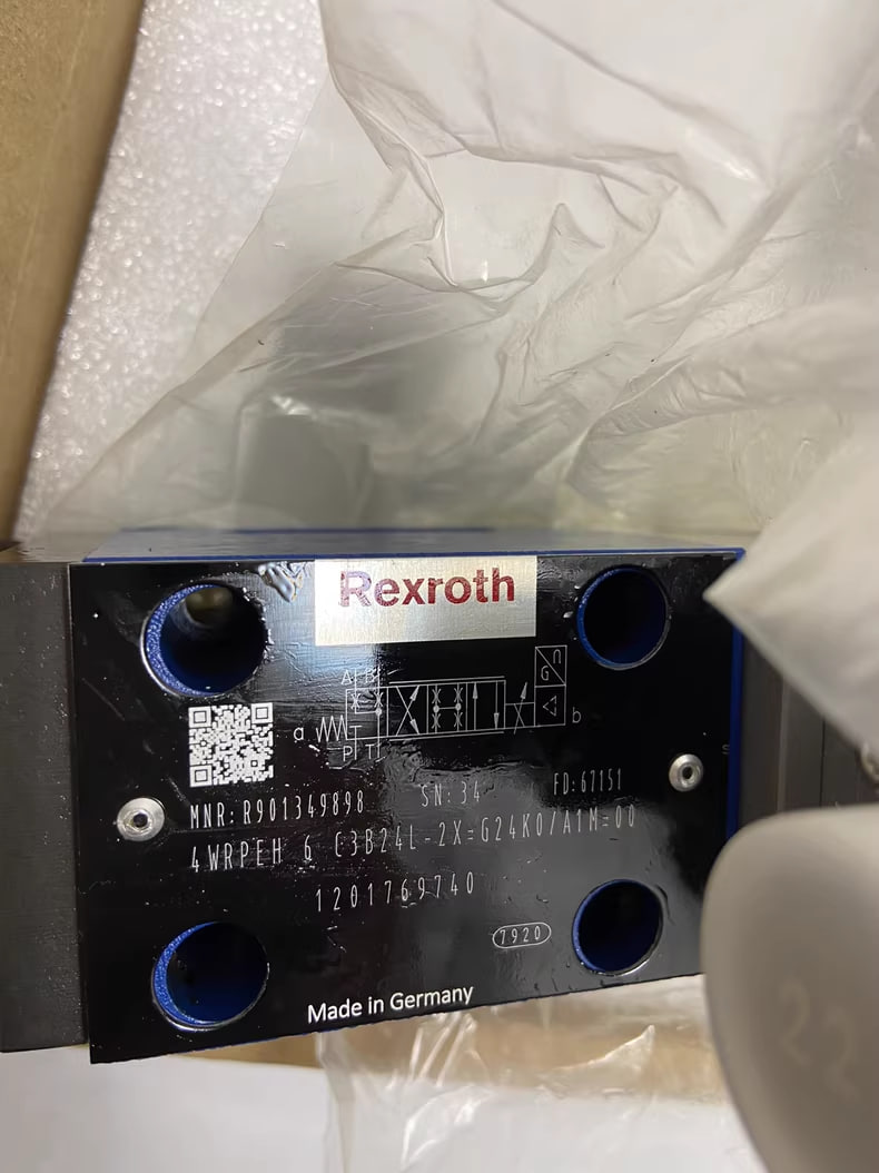 Rexroth Proportional Servo Valve R901349898 4WRPEH6C3B24L-2X/G24K0/A1M — High-Precision Hydraulic Control Valve