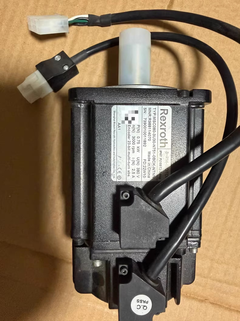 Rexroth Servo Motor MSC080-3U30-N751-0BCK-NTNN R988114070 — High-Precision Industrial Servo Motor