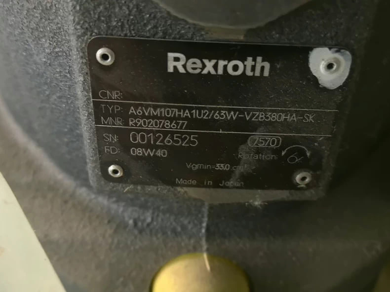 Rexroth Hydraulic Piston Motor R902078677 A6VM107HA1U2/63W-VZB380HA-SK — High Torque Axial Piston Motor