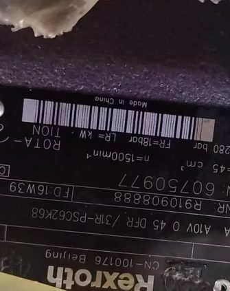 Rexroth Variable Piston Pump A10VO45DFR/31R-PSC62K68 (R910908888) – High-Performance Industrial Hydraulic Core