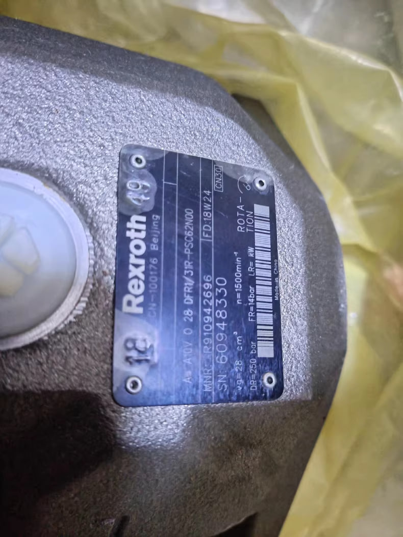 Rexroth Variable Piston Pump A10VO28DFR1/31R-PSC62N00 (R910942696) – High-Performance Industrial Hydraulic Core