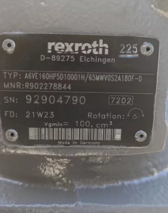 Rexroth Hydraulic Pump A6VE160HP5D10001H/65MWVOS2A180F-0 (R902278844) – High-Performance Industrial Hydraulic Power