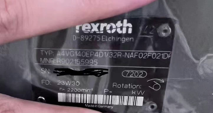 Rexroth Variable Piston Pump A4VG140EP4D1/32R-NAF02F021DP (R902155995) – High-Performance Industrial Hydraulic Core