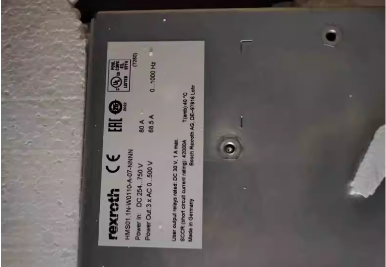 Rexroth HMS01.1N-W0110-A-07-NNNN High Performance Servo Drive - Image 3